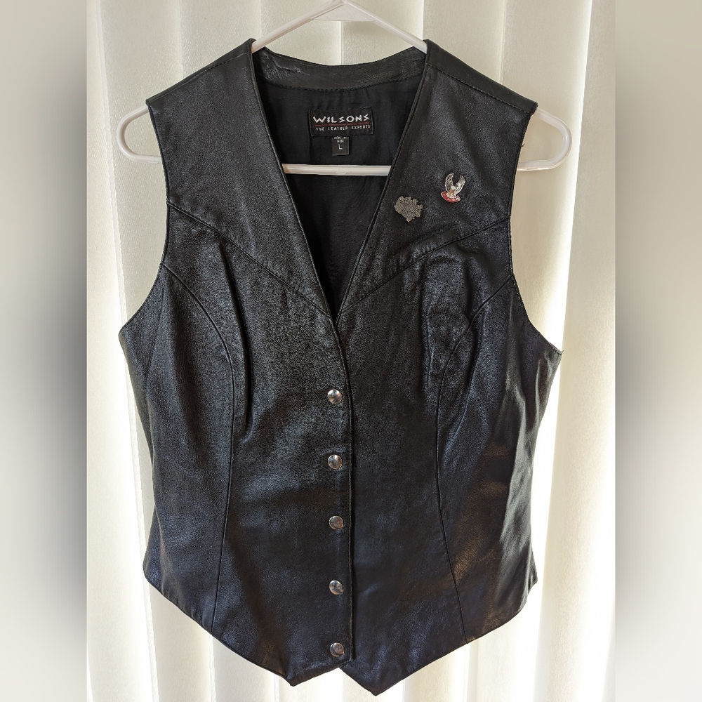 Women's Leather Vest